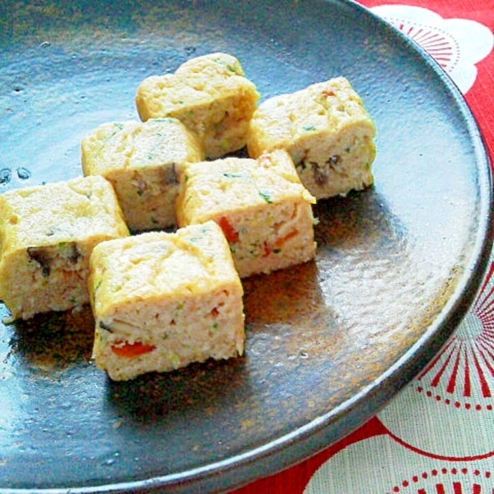 おから(卯の花)リメイク★袱紗焼き風たまご焼き